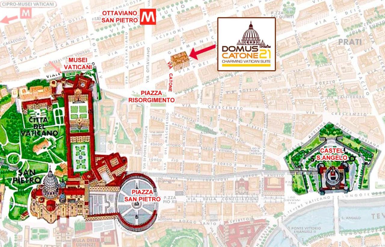 Apartamento Domus Catone Roma Exterior foto